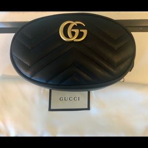 GG Matelassé Leather Belt Bag